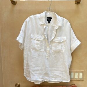 J. Crew linen blouse